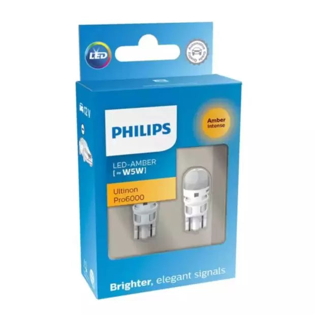 Philips 11961AU60X2   Ultin Pro6000 2 Indicator Bulbs