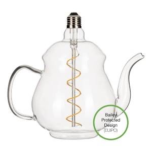 LED Teapot Earl Clear E27 4W 2200K - 142440 LED Lighting Easy Light Bulbs  - Easy Lighbulbs