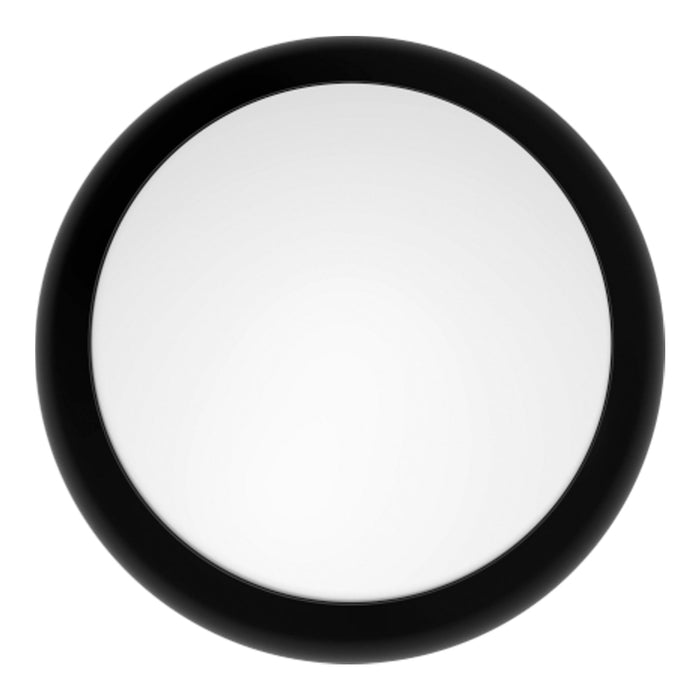 Bailey - 144132 - LED Bamburgh Round 12W 830/840/857 Black + Emergency 3h Light Bulbs Venture - The Lamp Company