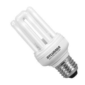 PLCQ 15w 240v E27/ES Sylvania Extra Warmwhite/827 Instant Start Compact Fluorescent Light Bulb Energy Saving Bulbs Sylvania  - Easy Lighbulbs