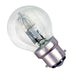 Golf Ball 42w Ba22d/BC 240v Clear Energy Saving Halogen Light Bulb - 0635635603663 Halogen Energy Savers Easy Light Bulbs  - Easy Lighbulbs