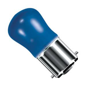 Small Sign Blue (Pygmy) 240v 15W B22d - Bell code 02550 Coloured Bulbs Bell  - Easy Lighbulbs