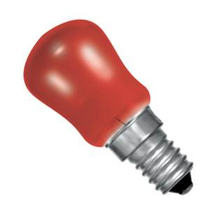 Pygmy 15w 240v E14/SES Crompton Red Light Bulb Coloured Bulbs Crompton  - Easy Lighbulbs