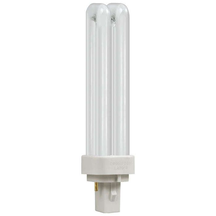 Crompton CLD13SCW - CFL Double Turn D Type  13W  4000K  G24d-1 2-Pin