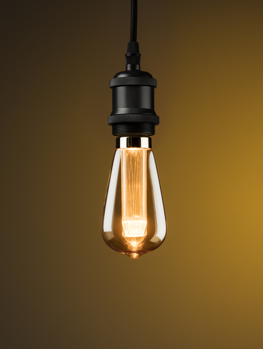 Knightsbridge lu3ast luna 230v 3w es led st64 retro lamp 1800k easy
