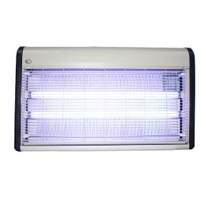 MD-40W 2x20w Flykiller Unit in Aluminium UV Lamps Easy Light Bulbs  - Easy Lighbulbs