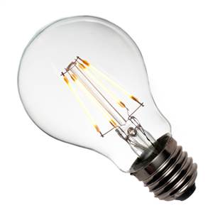 240v 6w E27 Filament LED 4000K A60 Dimmable - BELL - 60052
