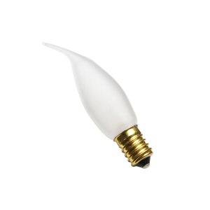 Candle 15w E14/SES 240v Frosted "Coupe De Vente" Bent Tipped Light Bulb - 35mm