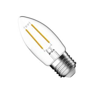 Filament LED Candle 240v 4.5w E27 2700k 470Lm Non Dimmable - GE - 93115522 LED Lighting GE Lighting  - Easy Lighbulbs
