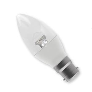 LED Candle 4w Ba22d/BC 240v Bell Lighting Power Dimmable Light Bulb - 05075 LED Lighting Bell  - Easy Lighbulbs