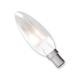240v 4w B15d Filament Satin LED 827 470lm Non Dimmable - BELL - 05128