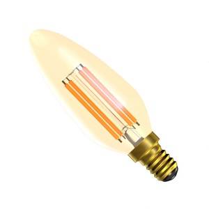 LED Filament Candle 240v 4w Ba22d Amber Non Dimmable - BELL - 01433 LED Lighting Bell  - Easy Lighbulbs