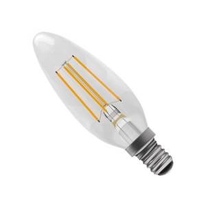 LED Candle - 240v 4w E14 Clear Filament Dimmable - BELL - 60116 LED Lighting Bell  - Easy Lighbulbs