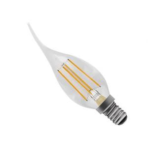 240v 4w E14 Clear LED Bent Tip Candle Dimmable - BELL - 05033