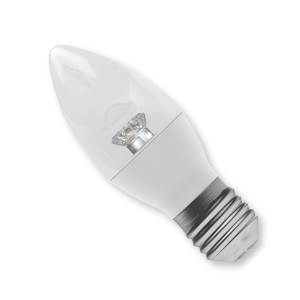 240v 7w LED Candle E27 Clear Non Dimmable 500lm - BELL - 05822