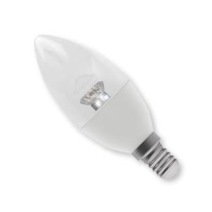 240v 6w LED E14 Dimmable Clear 2700K Candle 500lm - Bell - 05833