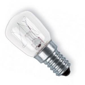 Miniature light bulbs 12 volts 15 watt E14 Pear Shaped P22x48mm Miniature Bulb Industrial Lamps Easy Light Bulbs  - Easy Lighbulbs