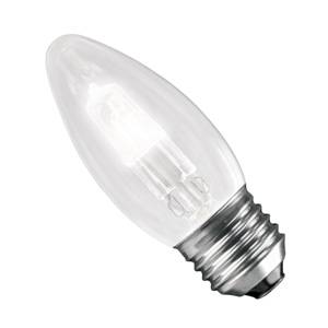 Candle 18w E27/ES 240v Sylvania Clear Energy Saving Halogen Light Bulb - Replace 25w Standard