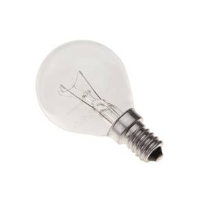 Golf Ball 40w E14/SES 240v Bell Lighting Clear "Tough" Light Bulb - 45mm - 3000 Hour - 01771 General Household Lighting Bell  - Easy Lighbulbs
