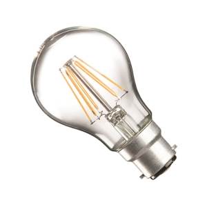 Casell Filament LED A60 GLS 240v 8w B22d 850lm 2800°k Dimmable - 0635635589189