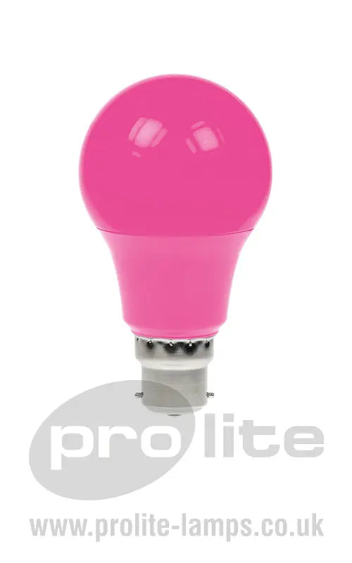 GLS LED 240v 6w E27/ES Pink Dimmable  Easy Light Bulbs  - Easy Lighbulbs