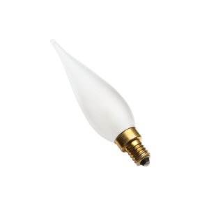 Candle 15w E10/MES 240v Girard Sudron Frosted Pointed GS1 Light Bulb - 22mm = OBSOLETE READ TEXT