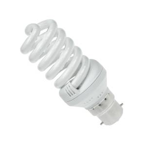 Prolite T2 Spiral 240v 20w B22d/BC Daylight 6400 Kelvin Energy Saving Bulbs Easy Light Bulbs  - Easy Lighbulbs