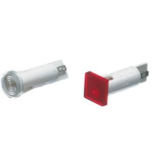 Miniature light bulbs 24v 1w 10mm Round Red Industrial Lamps easy-lightbulbs  - Easy Lighbulbs