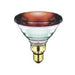Infrared 175w 240v E27/ES Victory Lighting Red Front PAR38 Heat Light Bulb Infra Red Bulbs Victory  - Easy Lighbulbs