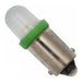 Miniature light bulbs 12v AC/DC Ba9s T10x28mm Green Ultra Bright Industrial Lamps Easy Light Bulbs  - Easy Lighbulbs