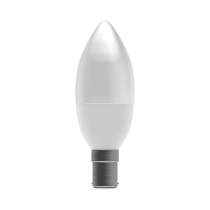 Bell 60509 Non-Dimmable 3.90W LED SBC Small Bayonet Cap B15 Candle Warm 2700K
 470lm Opal Light Bulb