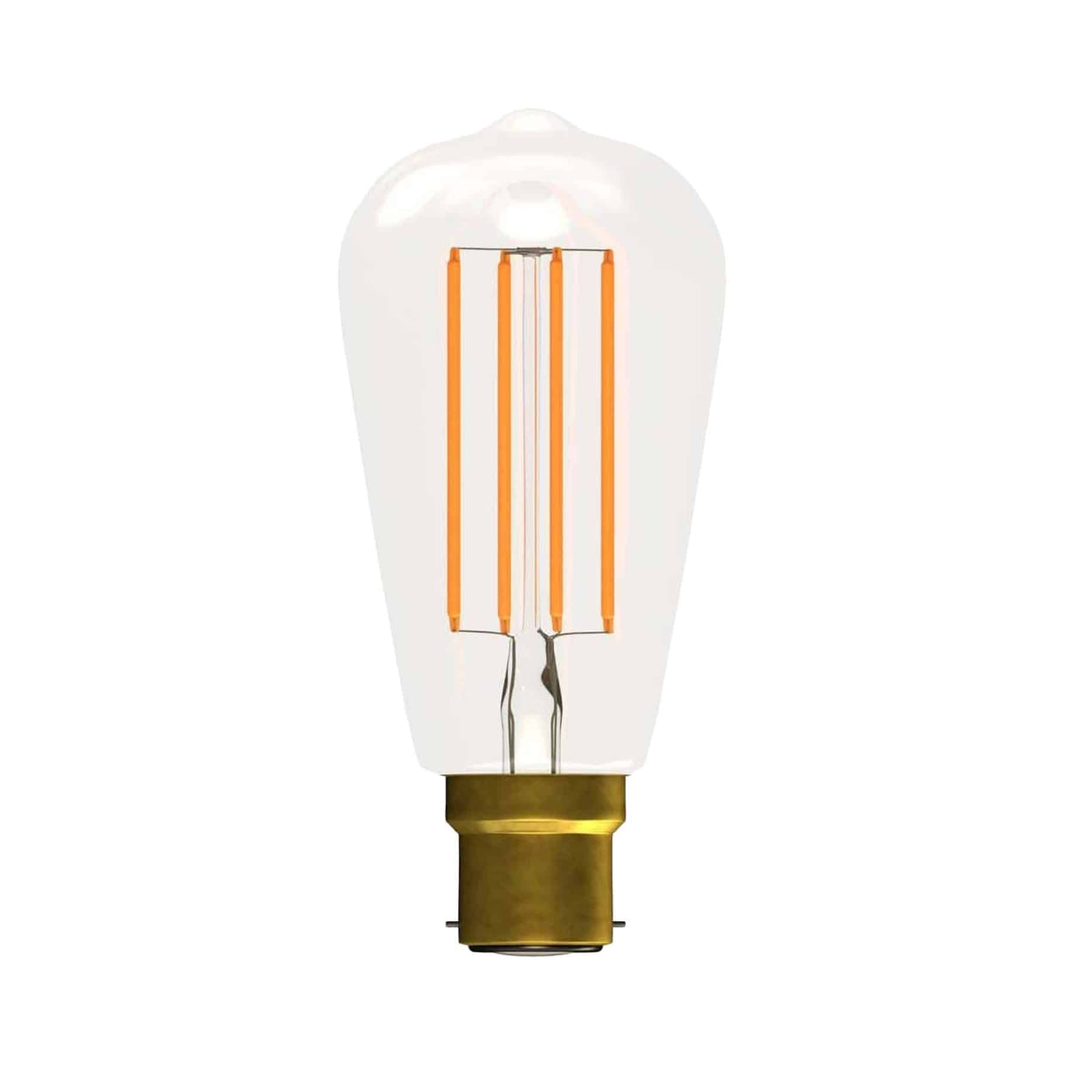 Bell 60132 Dimmable 40W BC Bayonet Cap B22 Pear Warm 2700K 470lm Clear ...