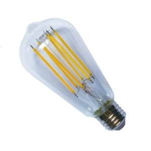 Casell Filament LED ST64 Edison" 240v 8w E27 850lm 2800°k Dimmable - 0635635589226"