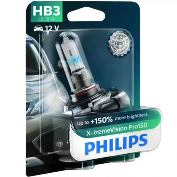 Philips 9005XVPB1 P20d 60W  HB3 (9005) Halogen Bulbs