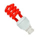 Fluorescent Spiral Lamp emits Red Light 240v 15w E27/ES Energy Saving Bulbs Other  - Easy Lighbulbs
