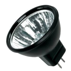 Halogen Reflekto 20w 12v BLV MR11 Black Back 12° Light Bulb - 116153 Halogen Lighting BLV  - Easy Lighbulbs