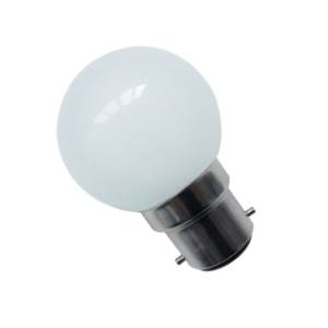 Golf Ball 60w Ba22d/BC 240v Bell Lighting Opal Light Bulb - 45mm - 3000 Hour - 01841 Industrial Lamps Bell  - Easy Lighbulbs