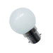 Golf Ball 60w Ba22d/BC 240v Bell Lighting Opal Light Bulb - 45mm - 3000 Hour - 01841 Industrial Lamps Bell  - Easy Lighbulbs