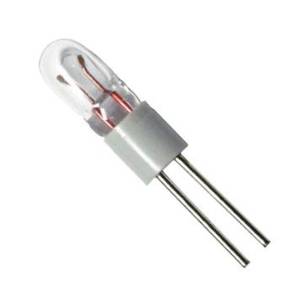 Miniature light bulbs Bi-Pin Module Miniature Bulb 2.54mm T1 28 volts .04 amps Industrial Lamps Easy Light Bulbs  - Easy Lighbulbs