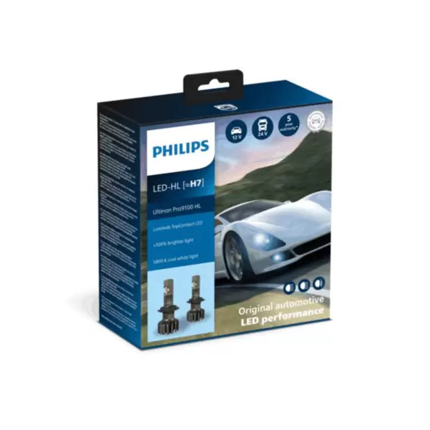 Philips 11972U91X2 PX26d  up to 5800K H7 (499) LED Bulbs